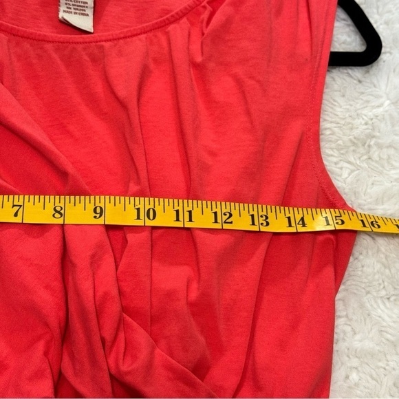 Sundance top cotton drape front sleeveless peplum blouse size small - Picture 9 of 9